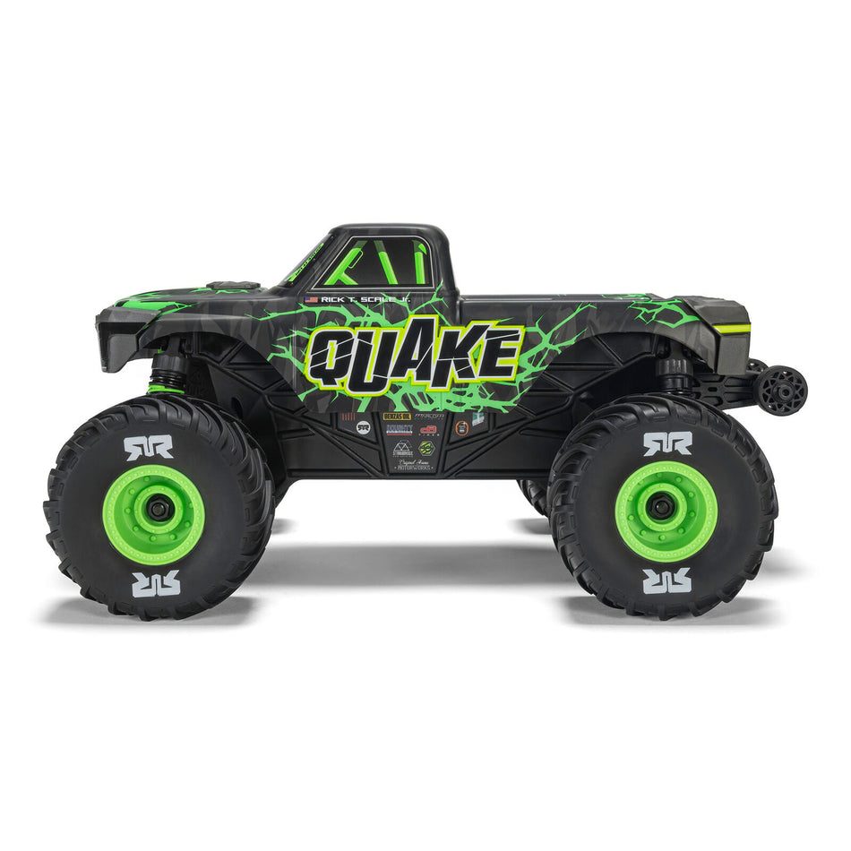ARRMA 1/16 QUAKE GROM 4X4 Brushed Monster Truck RTR – Green (ARA2137T2)