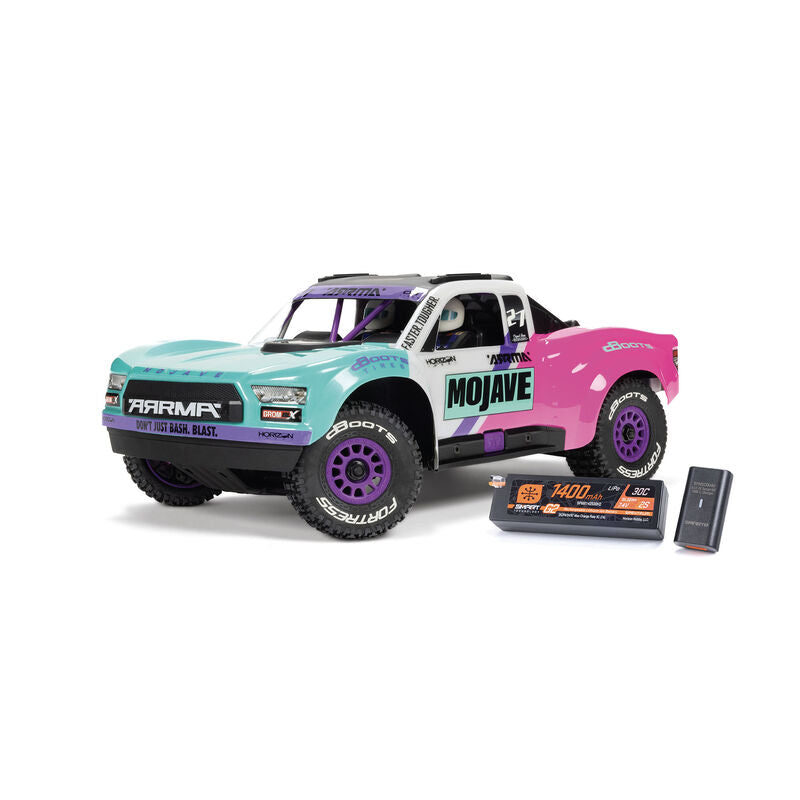 GROM 223S BLX Brushless 4X4 Small Scale Desert Truck RTR with Battery & Charger, Teal