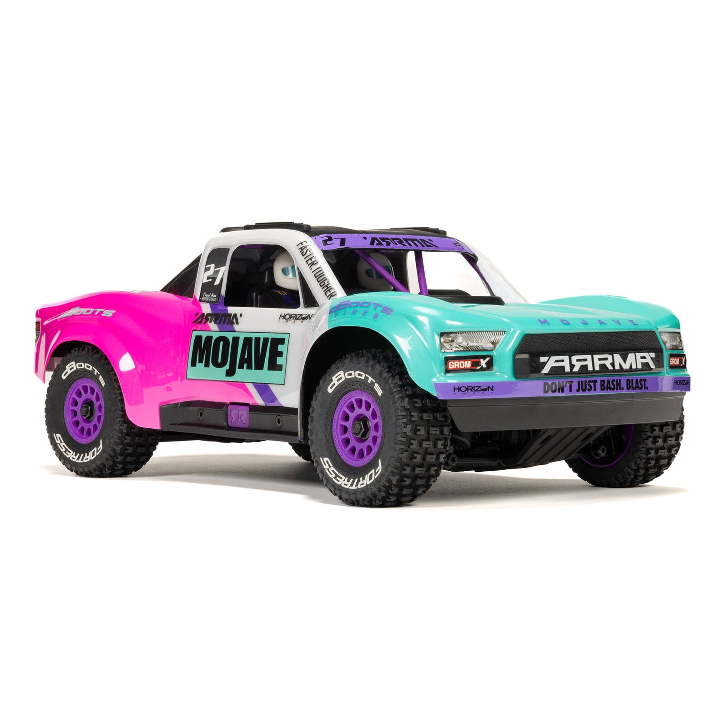 GROM 223S BLX Brushless 4X4 Small Scale Desert Truck RTR with Battery & Charger, Teal