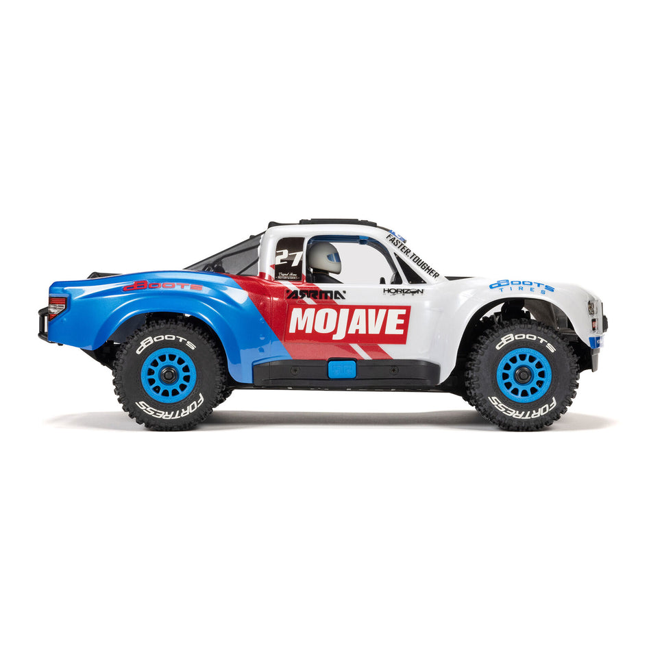 ARRMA MOJAVE GROM 223S BLX Brushless 4X4 Small Scale Desert Truck RTR with Battery & Charger, White