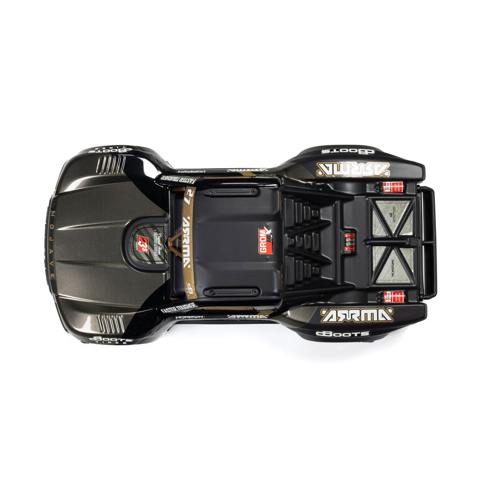 ARRMA Mojave Grom 223S BLX Brushless 4X4 Small Scale Desert Truck RTR, Black