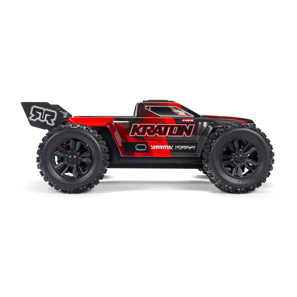 1/16 ARRMA MINI KRATON 3S Brushless Speed Truck, Black/Red