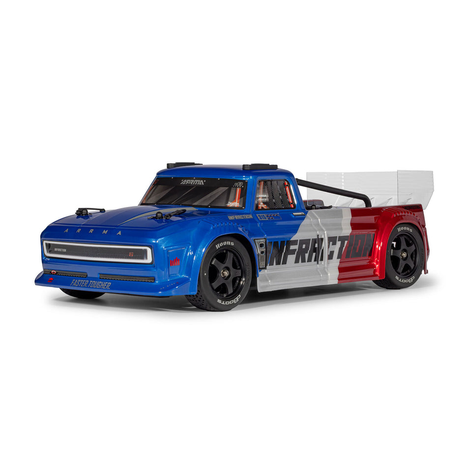 ARRMA 1/8 INFRACTION 223S DSC 4X4 RTR Brushless All-Road Street Bash , Blue