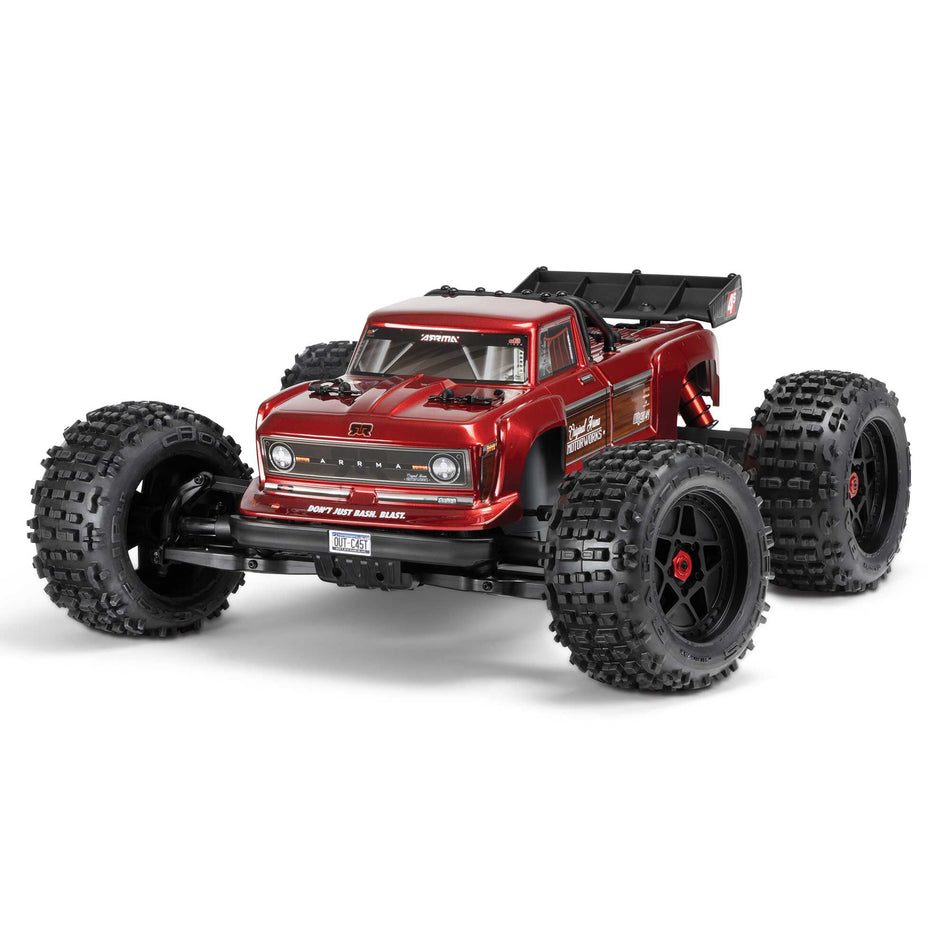 ARRMA Outcast 4X4 4s brushless 1/10 4wd stunt truck red