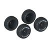 dBoots 'FORTRESS' Tire Set Glued (Black) (2 Pairs)