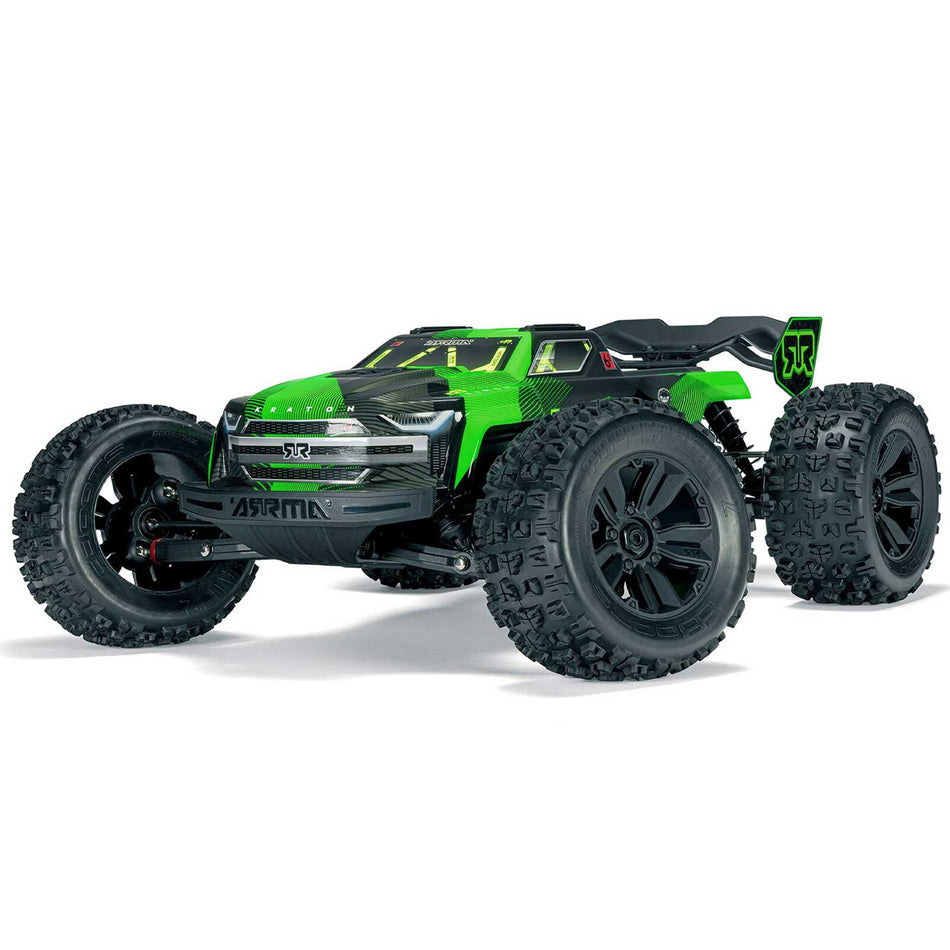 ARRMA 1/8 KRATON 4X4 6S BLX Brushless V6 Speed Truck RTR (Green/Black)