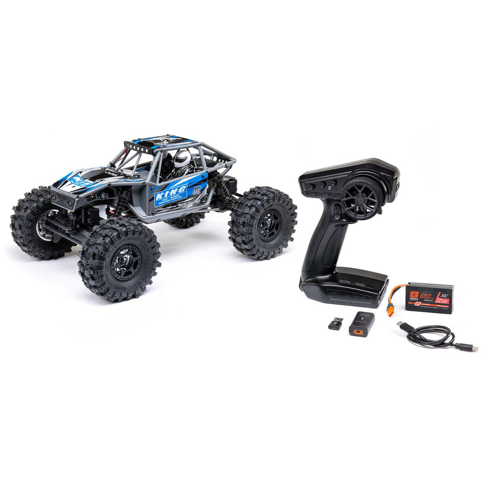 AXIAL UTB18 Capra 4WS 1/18th 4x4 RTR, Blue