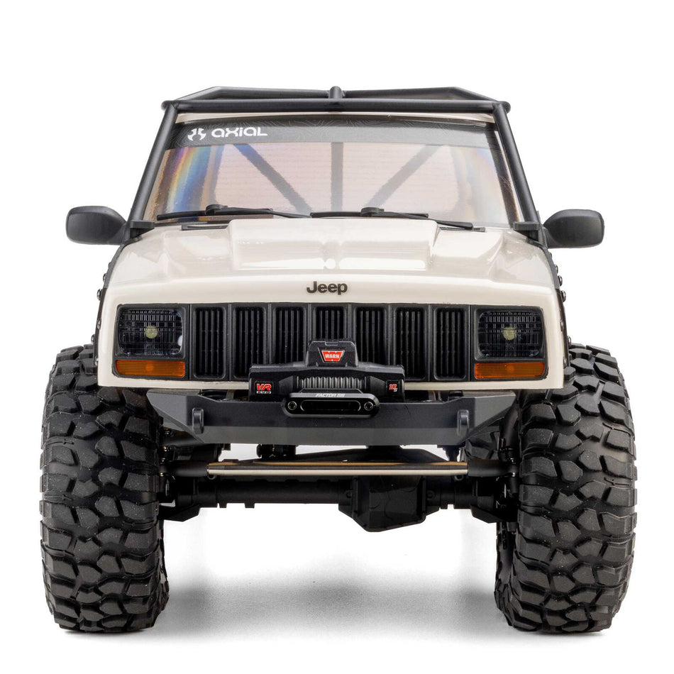 Axial AXI-2037T2 1/10 SCX10 III Jeep Cherokee XJ 4X4 RTR Brushed Rock Crawler, White