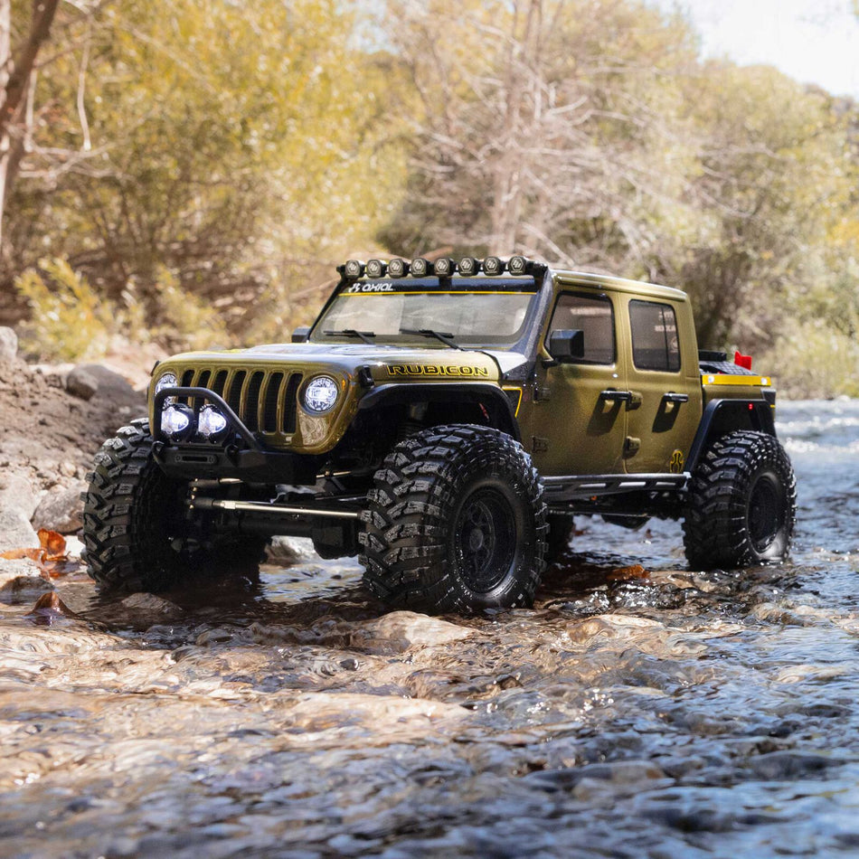 Axial AXI-2443T2 1/10 SCX10 III Motobilt Waypoint Jeep JT Gladiator RTR Green