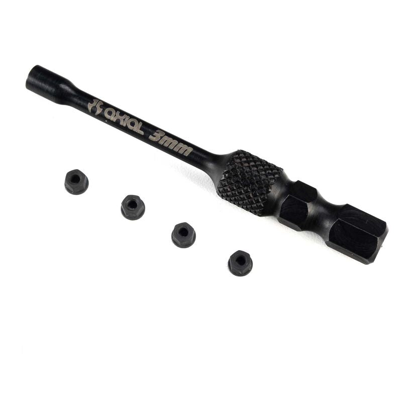 Axial AXI-4261 Wrench, Wheel Nut, Serrated, Steel: SCX30