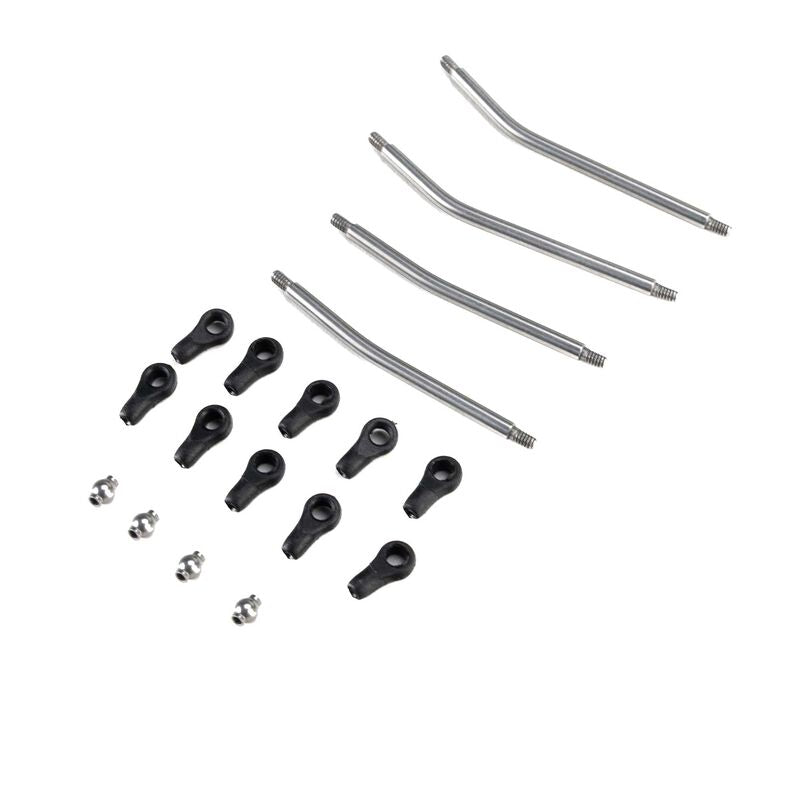 Axial AXI-4454 40.5mm & 45.25mm Steel Links, Bent: SCX30