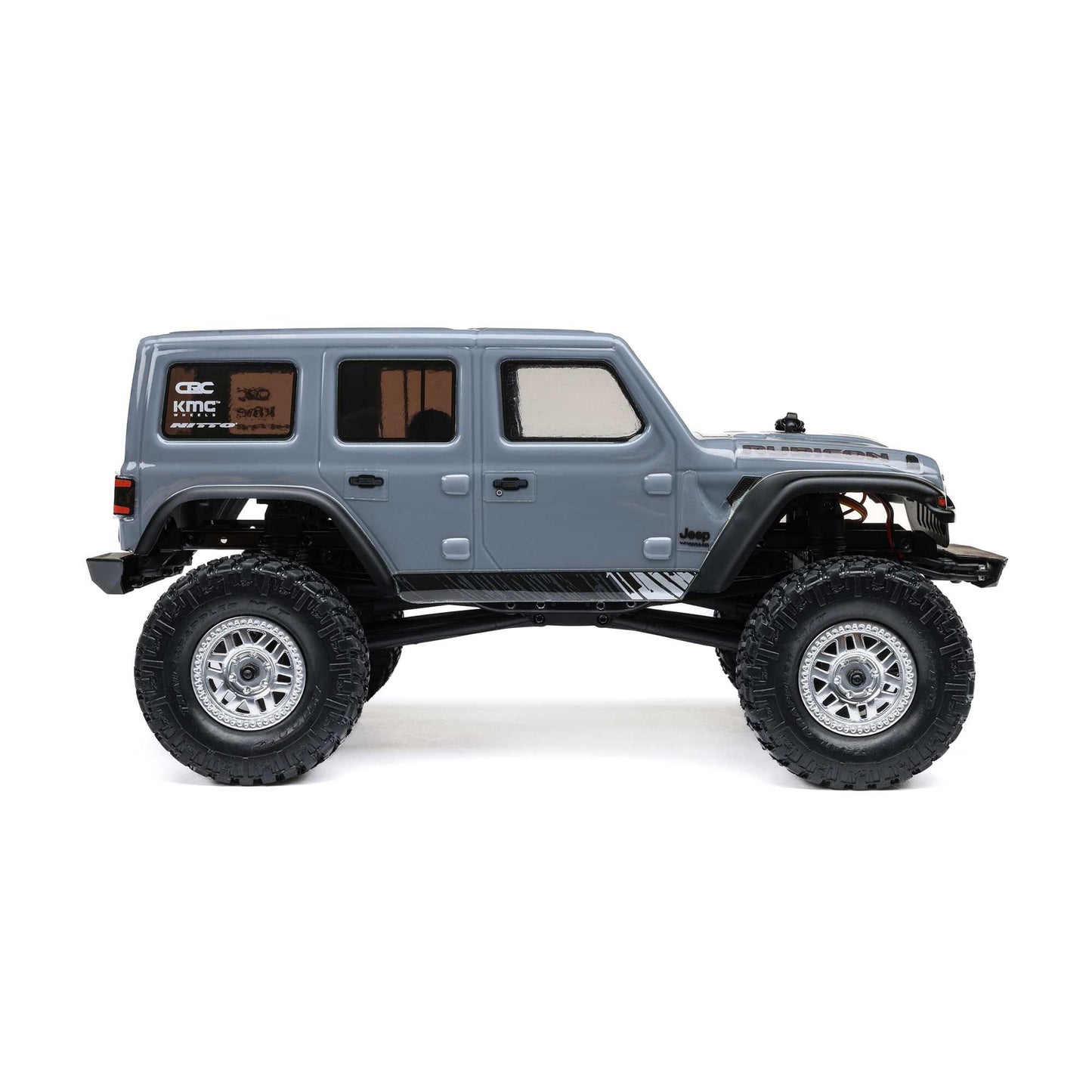 SCX24 2019 Jeep Wrangler JLU CRC, Gray: 1/24 4WD RTR