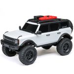 1/24 SCX24 Ford Bronco 4X4 RTR Brushed Rock Crawler (Battery & Charger Included), White