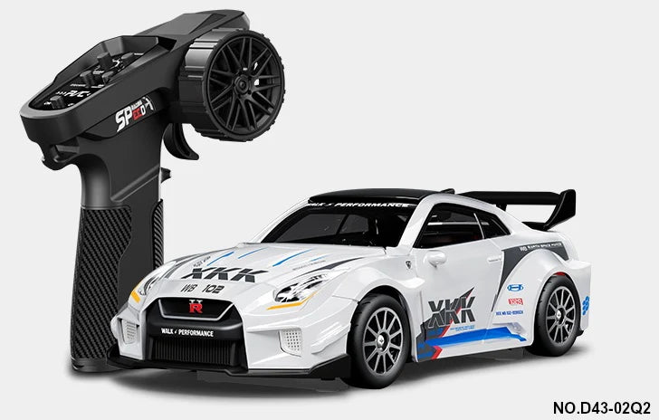 RC Pro 1:43 R/C Alloy Drift Car – Mecha war white