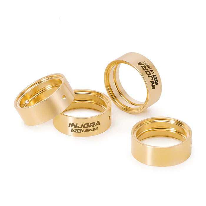 INJORA Brass Inner Clamp Rings for INJORA 0.7" D18 Wheels