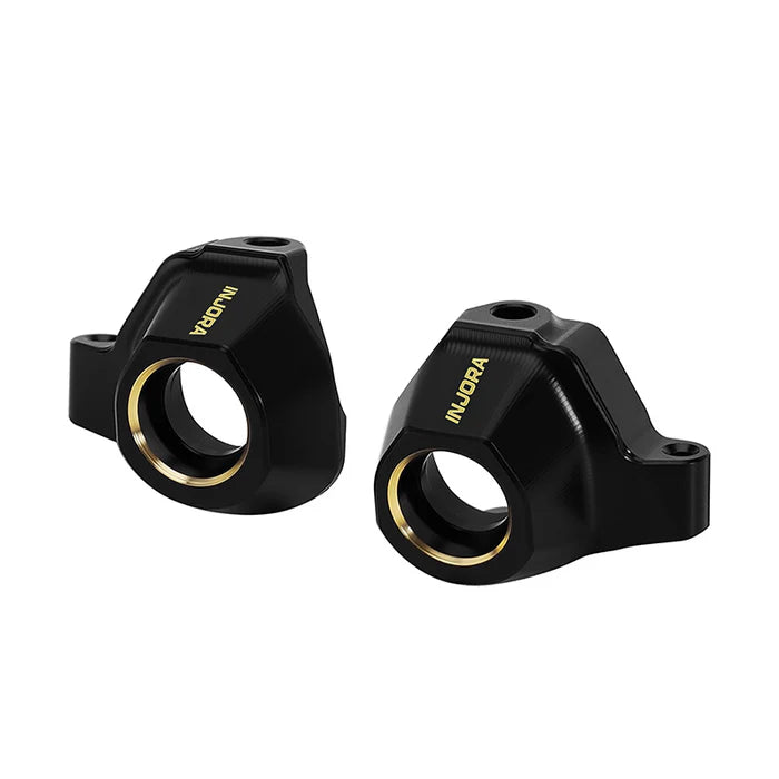INJORA Black Brass Steering Knuckles for 1/30 Axial SCX30