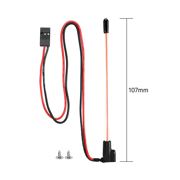 INJORA LED Whip Light for 1/18 1/24 RC Crawlers Purple