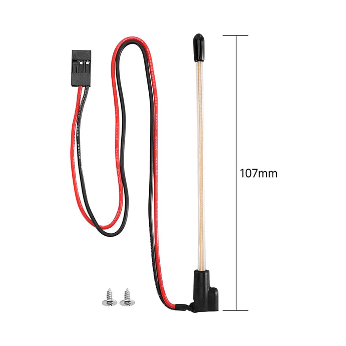 INJORA LED Whip Light for 1/18 1/24 RC Crawlers Blue