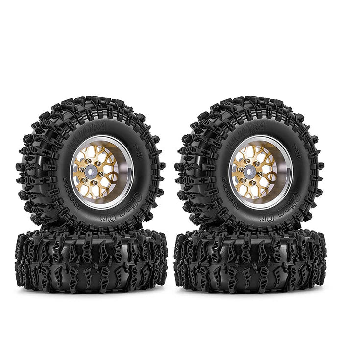 INJORA 1.3" 70*26mm -4.05mm Offset ModuWheel Set for Micro Crawlers