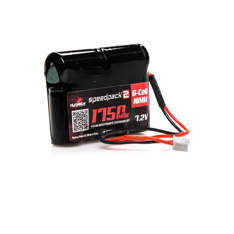 Dynamite SPEEDPACK 7.2V 1750MAH 6 Cell NiMH Pack: MINIT