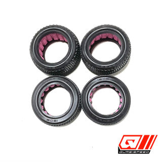 Quasi Speed Set of 4 Tires with Inserts