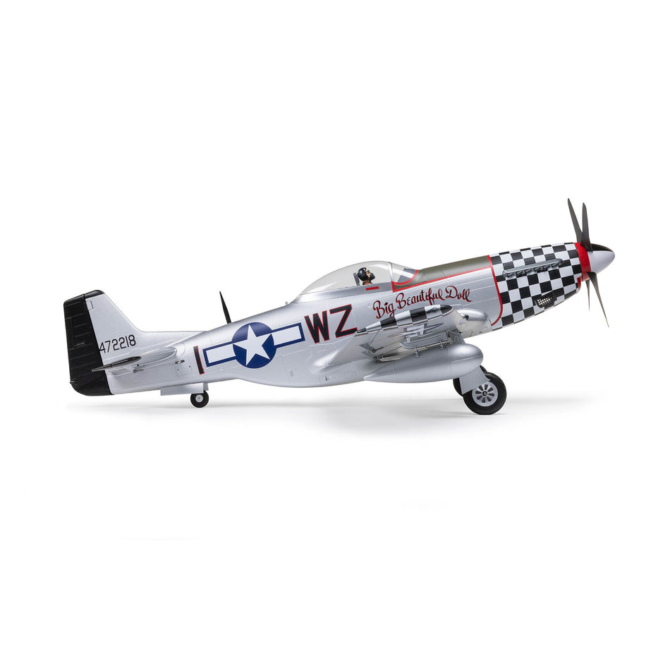 E-flite EFL-3359 P-51D Mustang "Big Beautiful Doll" 1.5m BNF Basic with AS3X+ and SAFE Select
