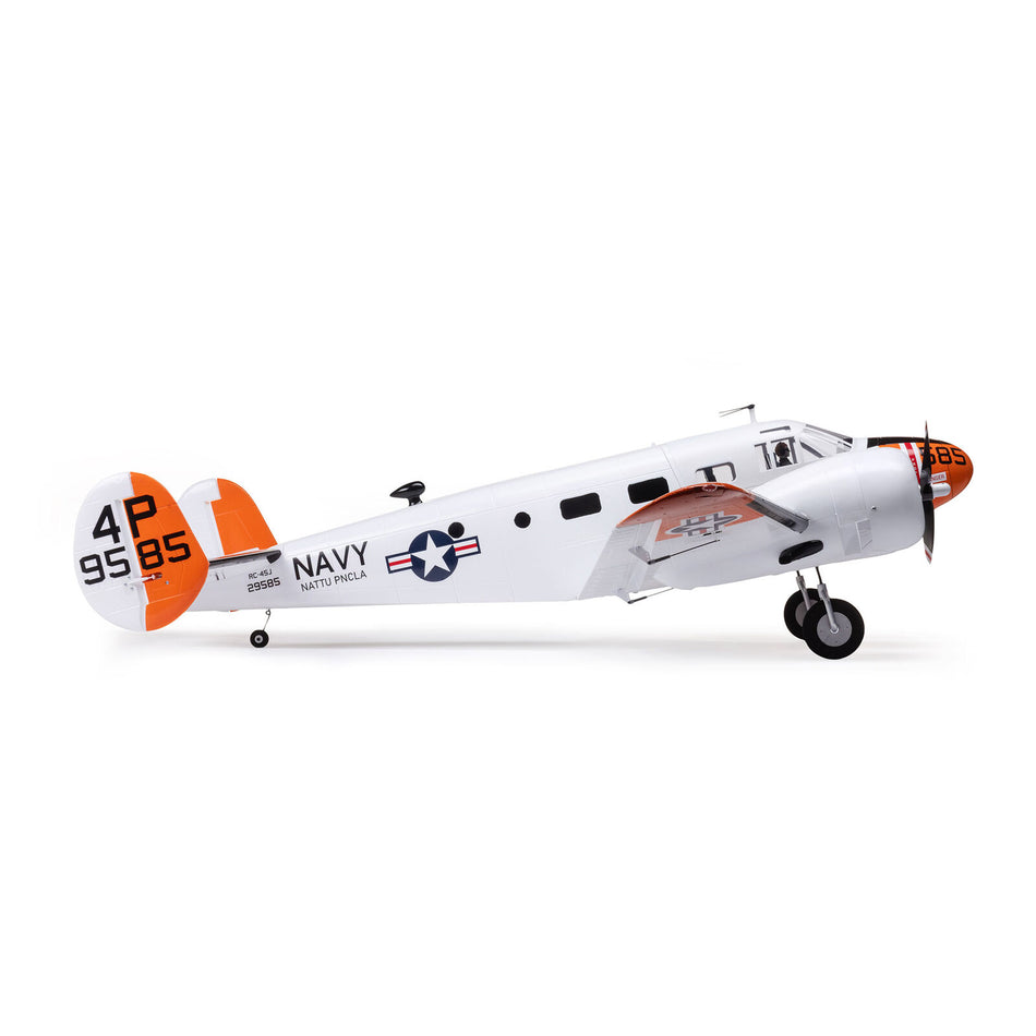 E-Flite Beechcraft D18/RC-45J 1.5m BNF Basic with AS3X+ and SAFE