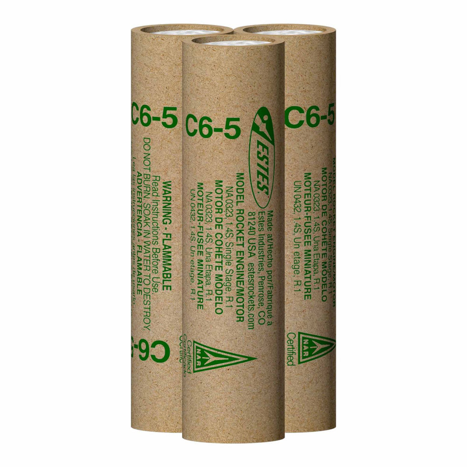 Estes Model Rocket Engine C6-5 Standard Engine (3)