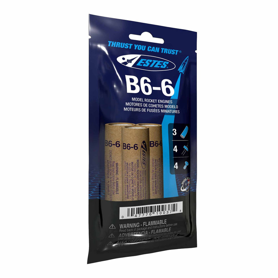 Estes B6-6 Model Rocket Engine (3)