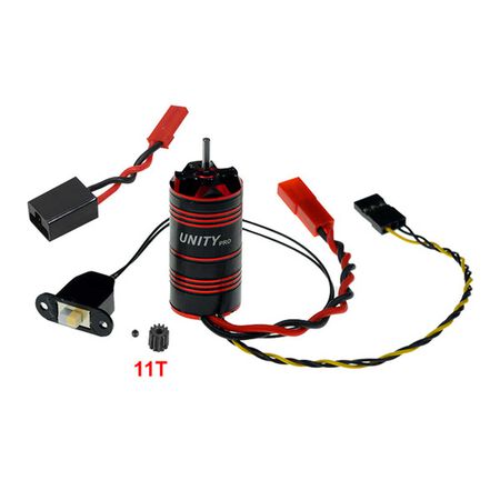 UNITY PRO 3500kv 2-in-1 Micro FOC Brushless System for TRX4M