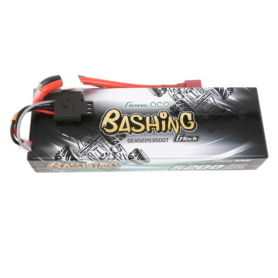 Gens Ace G-Tech 5200mAh 7.4V 2S 35C LiPo Battery Deans