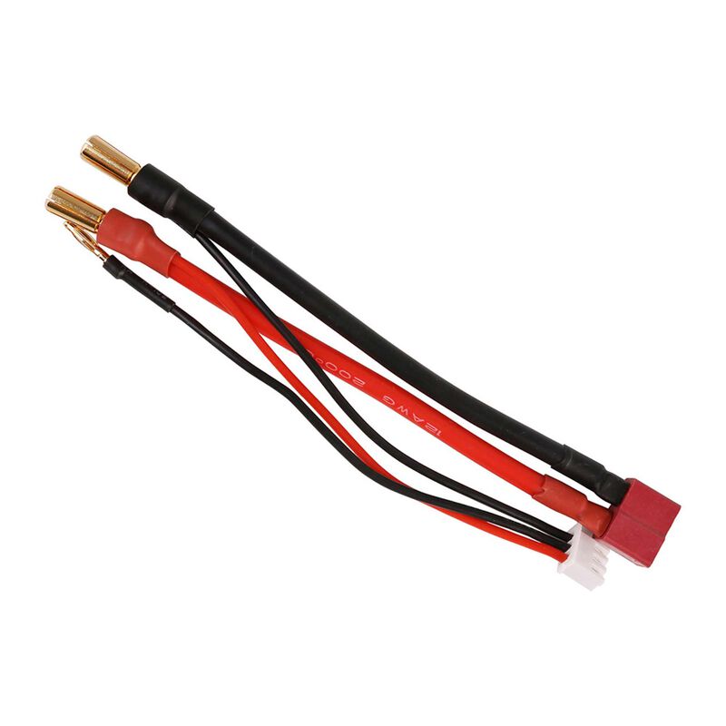 Gens Ace 2S charge cable: 5.0mm bullet to Deans(T)