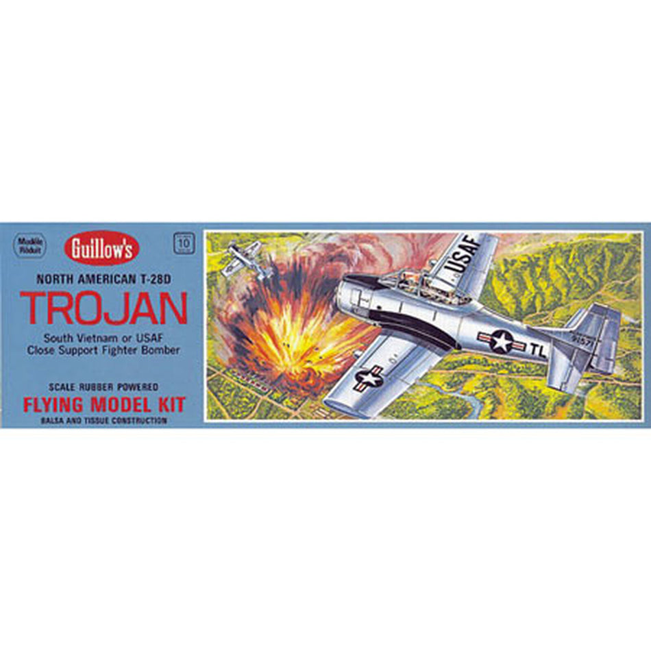 Guillow GUI901 North American T-28 Trojan Kit, 16 in