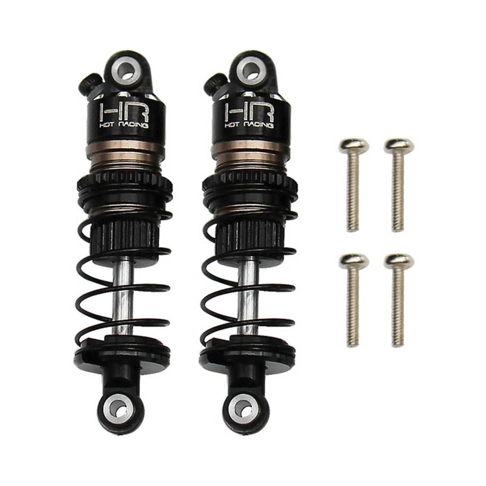 Hot Racing Front 32mm Aluminum Threaded Shocks (2), 1/24 Losi Micro-B