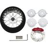 Silver 18 Spoke Steering Tx Aluminum Wheels