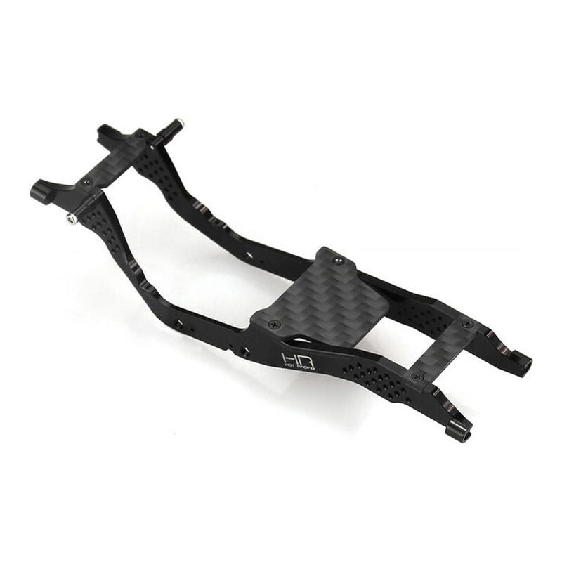 Hot Racing HRASXTY14LC01 Aluminum & Carbon Fiber Low-CG Angle Chassis: Axial SCX30