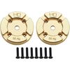 Hot Racing 50.4g Brass Currie F9 Portal Knuckles – Fits Axial UTB18 Capra