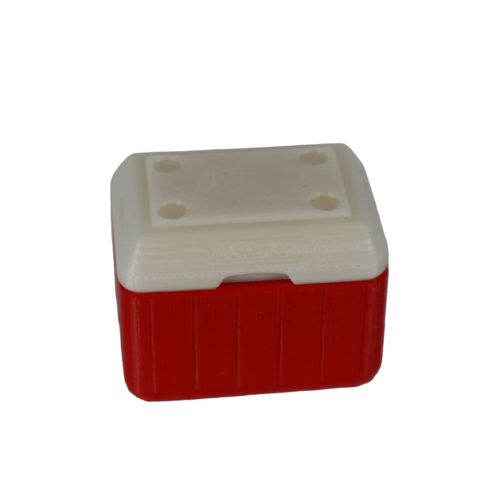 1/10 Scale Red Cooler – Trail Accessory for RC Crawlers & Scale Builds