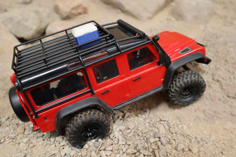 1/18 Scale Blue Cooler – Trail Accessory for RC Crawlers & Scale Builds