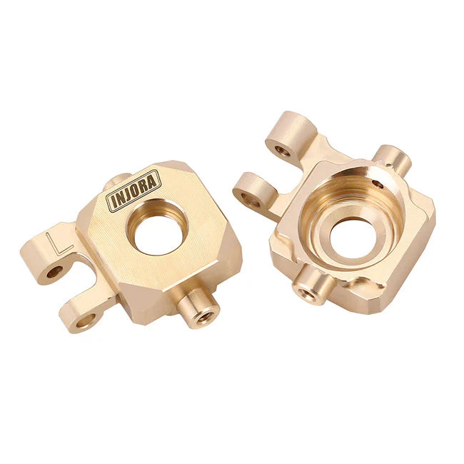 INJORA 11g/pcs Brass Steering Knuckles for 1/18 TRX4M (2) (4M-04)