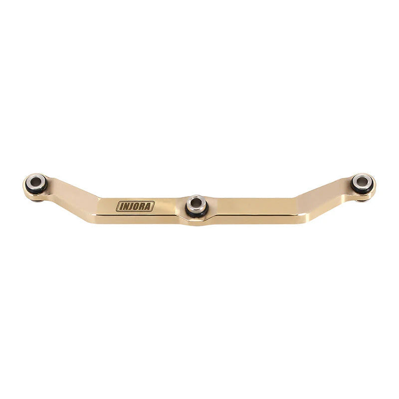 Gold metal linkage with INJORA branding on a white background