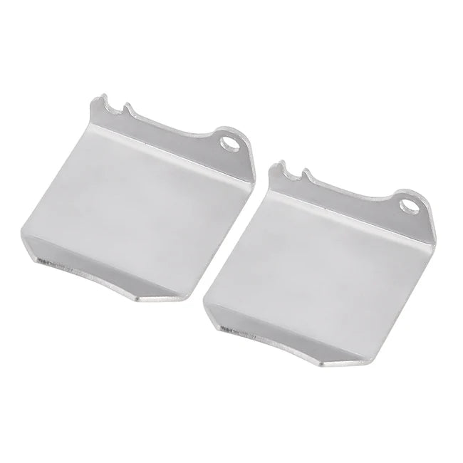 INJORA Stainless Steel Chassis Armor Skid Plate Axle Protector for 1/18 TRX4M (4M-14)