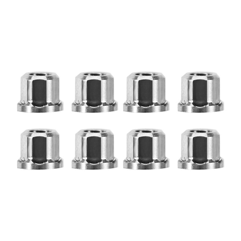 INJORA INJSCX30-12-8 Custom M2 3.0 Wheel Nuts for SCX30 Silver
