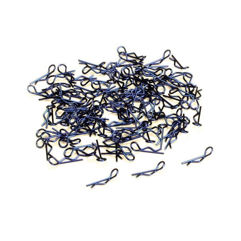 Integy Bent-Up Body Clip (100), Blue: 1/10