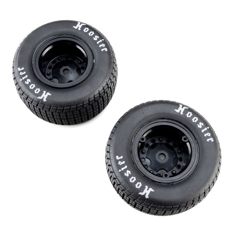 Losi Hoosier Soft Mounted Tires Black Left/Right 22S DLM (2)
