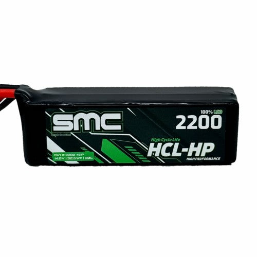 SMC 2280-4S1P HCL-HP 14.8V 2200mAh 80C Flight Pack — EC3