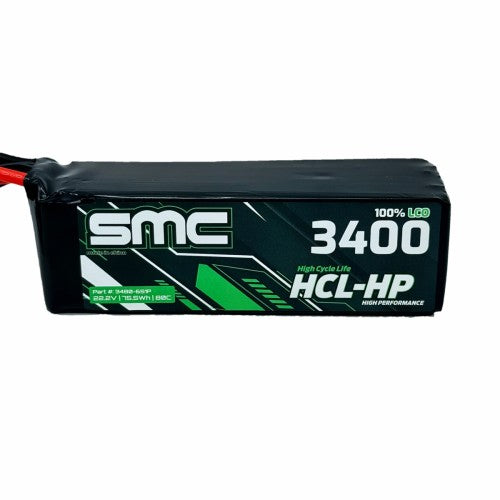 SMC HCL-HP 22.2V-3400mAh-80C Flight Pack