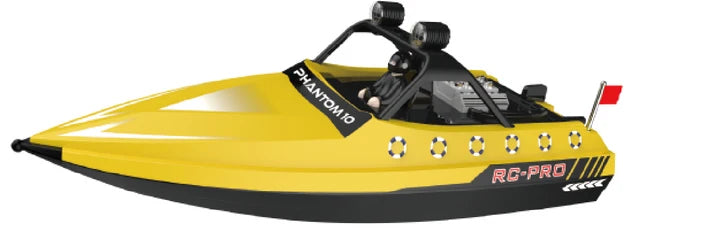 RC Pro 10" RC Jetboat PHANTOM10 Yellow