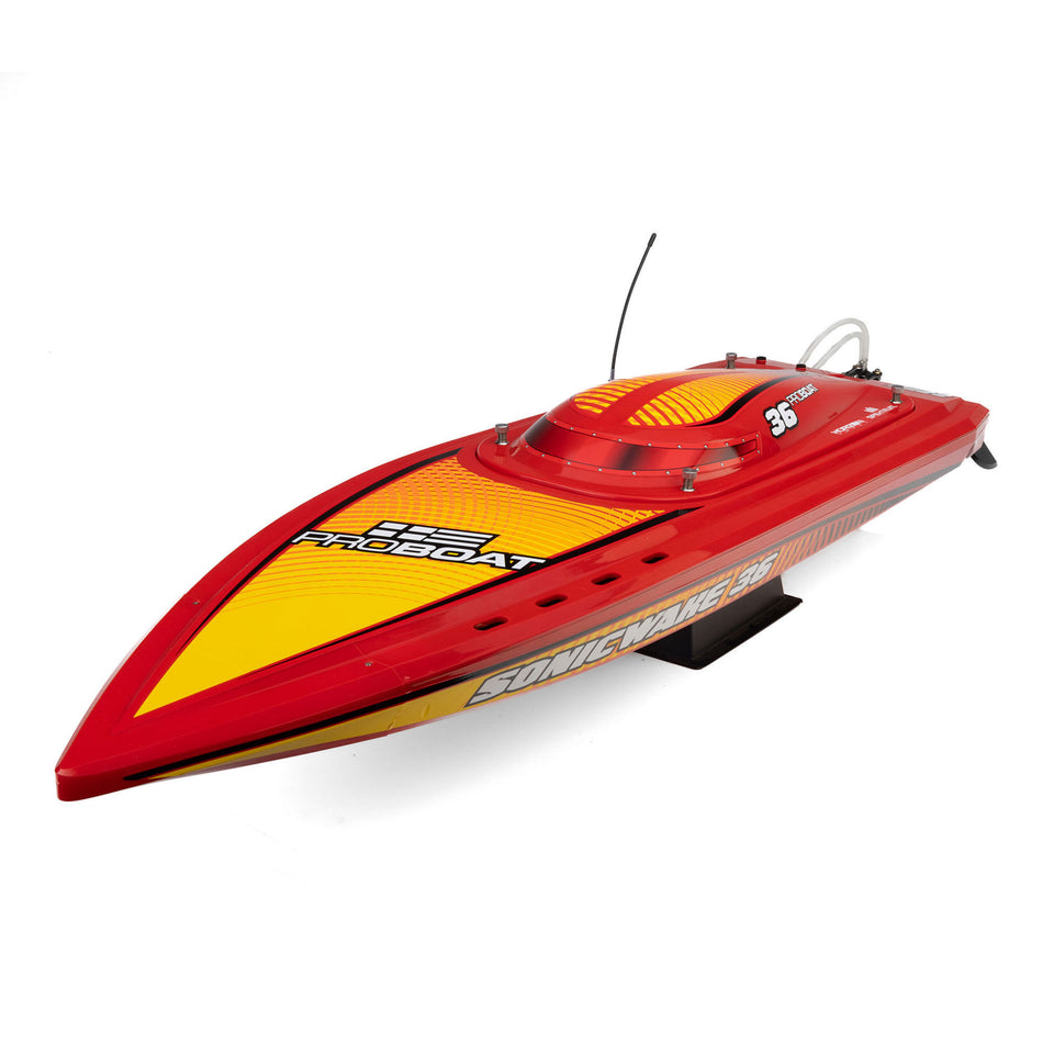 Pro Boat PRB-2171T2 Sonicwake 36" V3 Self-Righting Deep-V RTR Red Hull