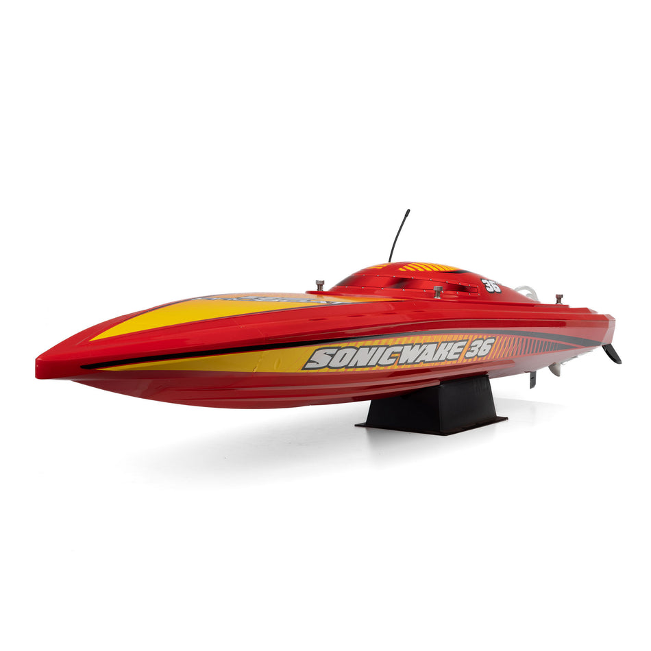 Pro Boat PRB-2171T2 Sonicwake 36" V3 Self-Righting Deep-V RTR Red Hull